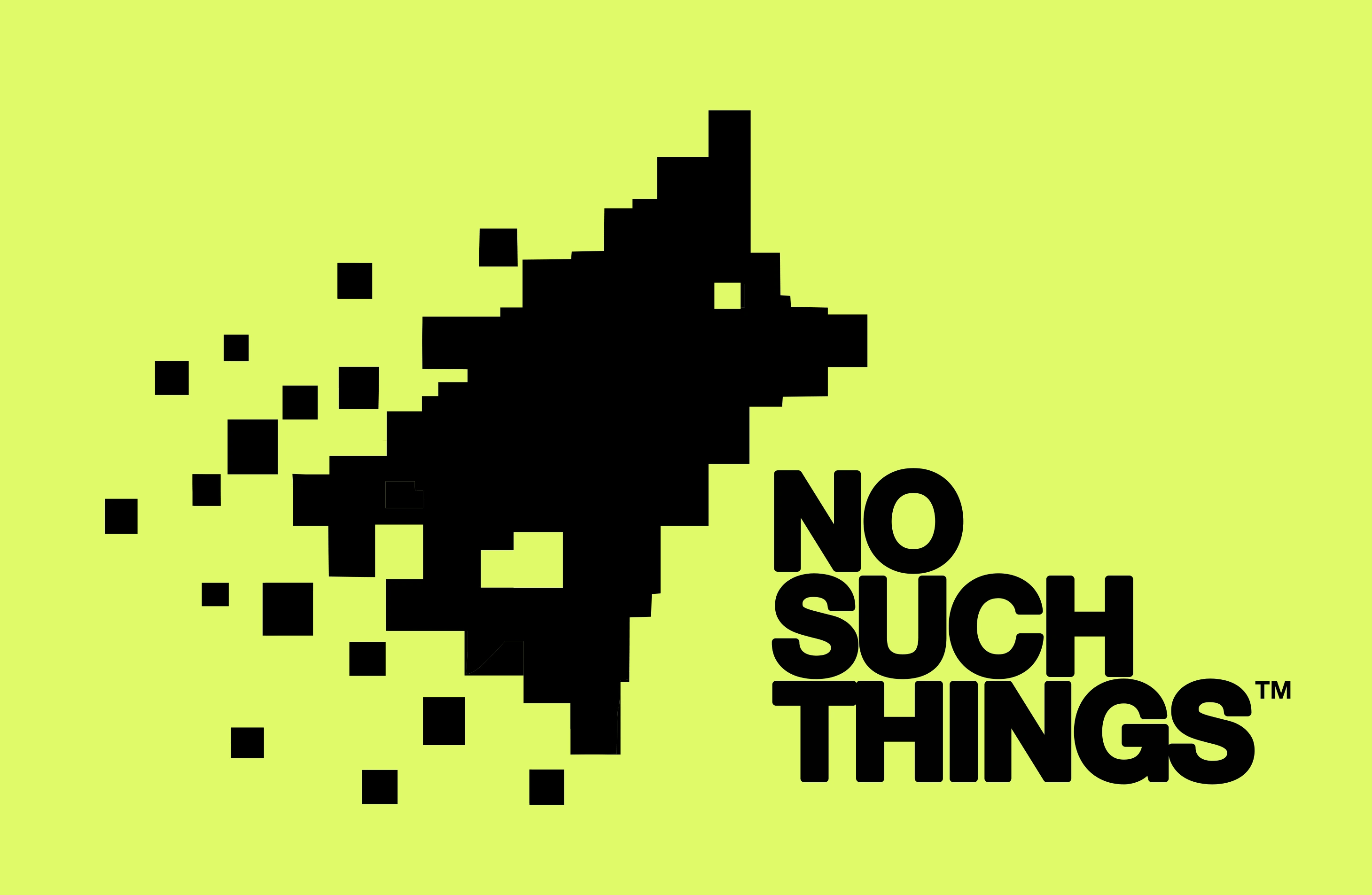 No Such Things pixel wolf logo blinking and opening its mouth